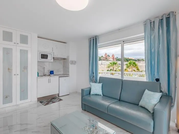 דירות פלאייה דה לאס אמריקס New Blue Seaside View Ponderosa, In Costa Adeje
